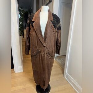 Vintage 90’s Adventure Bound by Wilsons Brown Leather Women's Coat XL